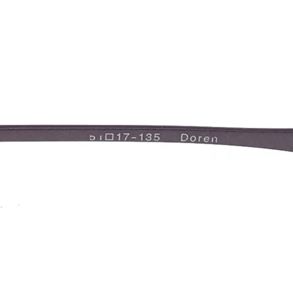 Oliver Peoples Eyeglasses Frames Doren V Purple Rectangle Wire Rim 51-17-135